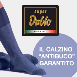 CD0338 SG Calze da uomo lunghe derby a coste filo di scozia Superdublo